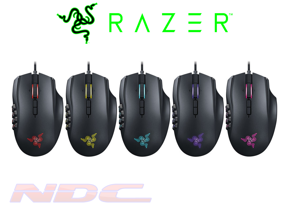 Razer Naga Chroma Wired Laser Ergonomic RGB MMO Gaming Mouse/12 Buttons